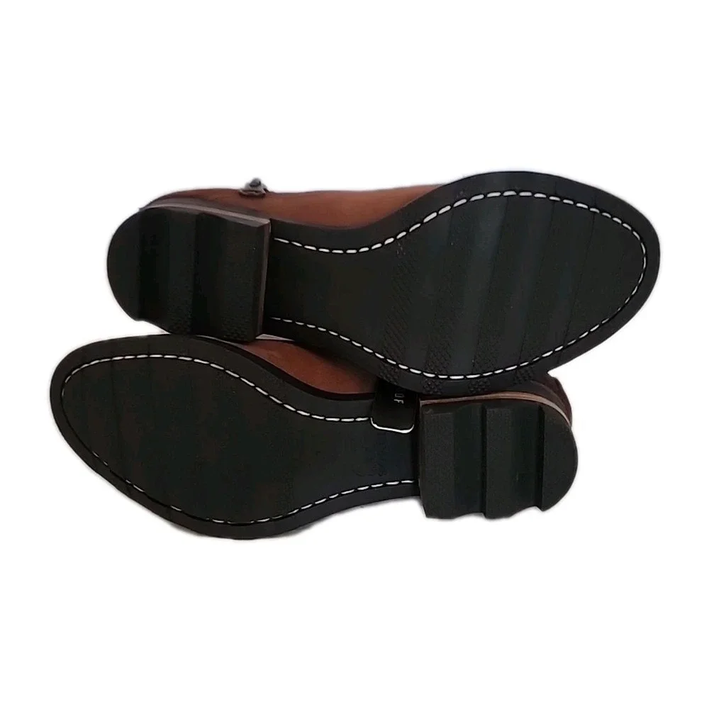 Sorel Lolla Bootie‎ Burro/Buffalo Brown  Women's 7 Zipper NL3080-282 Waterproof